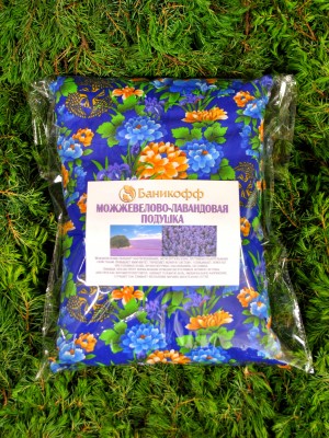 Можжевеловая подушка с лавандой (35x25)