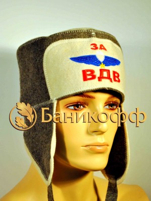 Шапка для бани «За ВДВ»