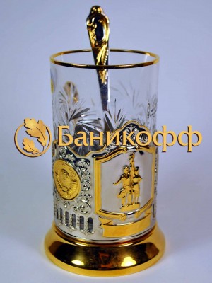 Подстаканник «Рабочий и колхозница» 