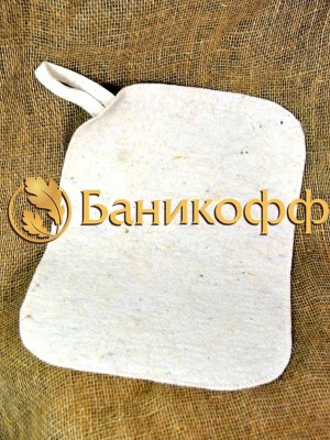 Коврик для бани (светлый, 40*30см)
